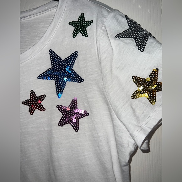 ⭐️ INC Sequin Stars Tee - Picture 7 of 8